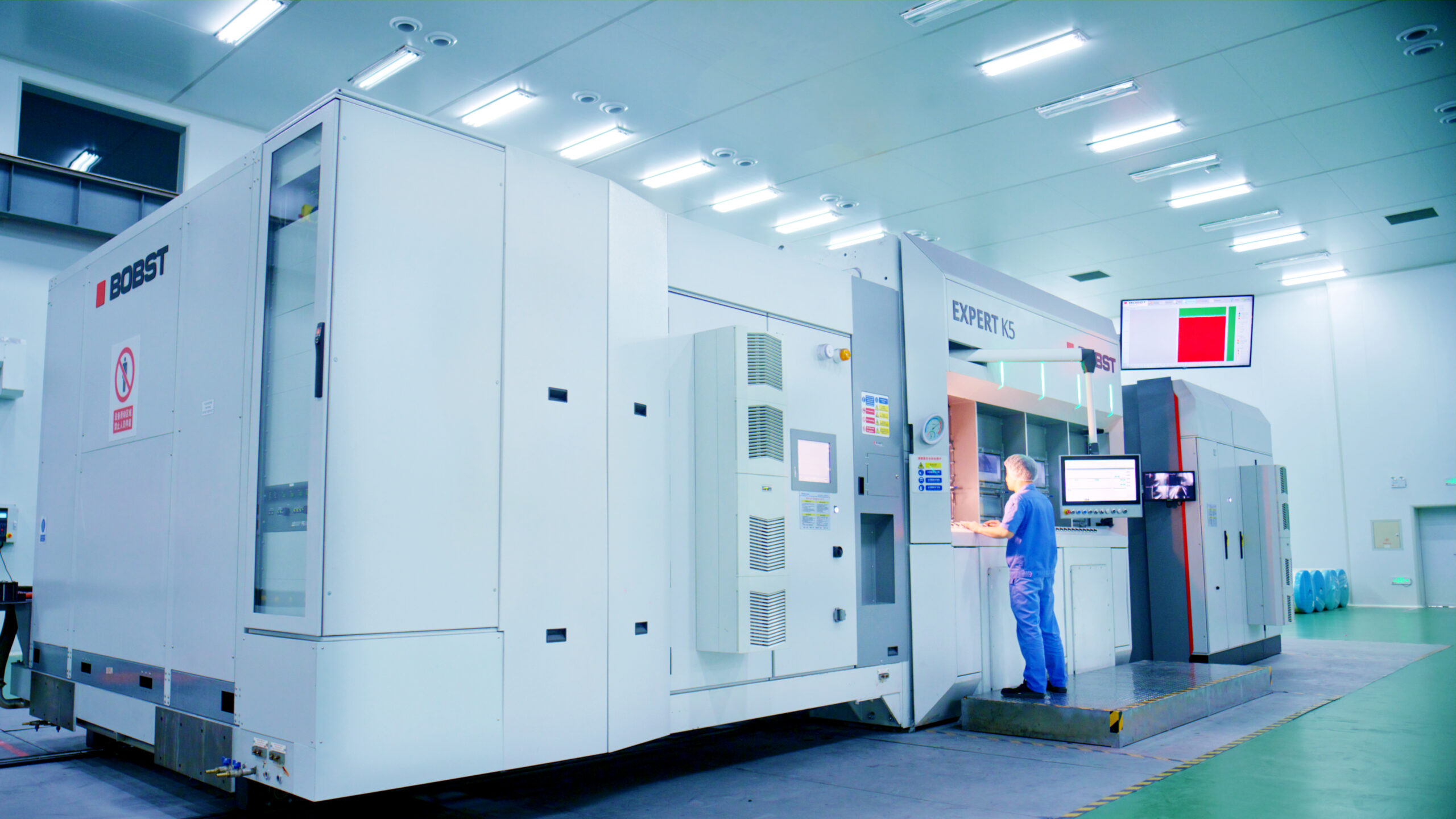 BOBST Vacuum Metallizing Line